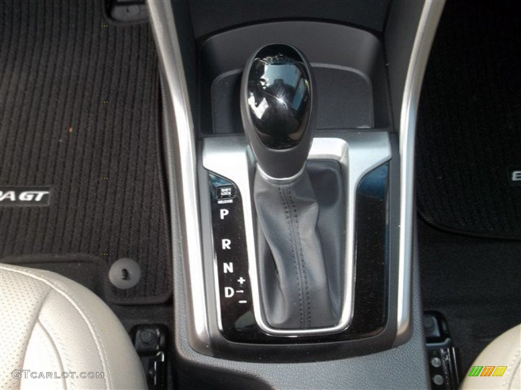 2013 Elantra GT - Black Noir Pearl / Beige photo #24