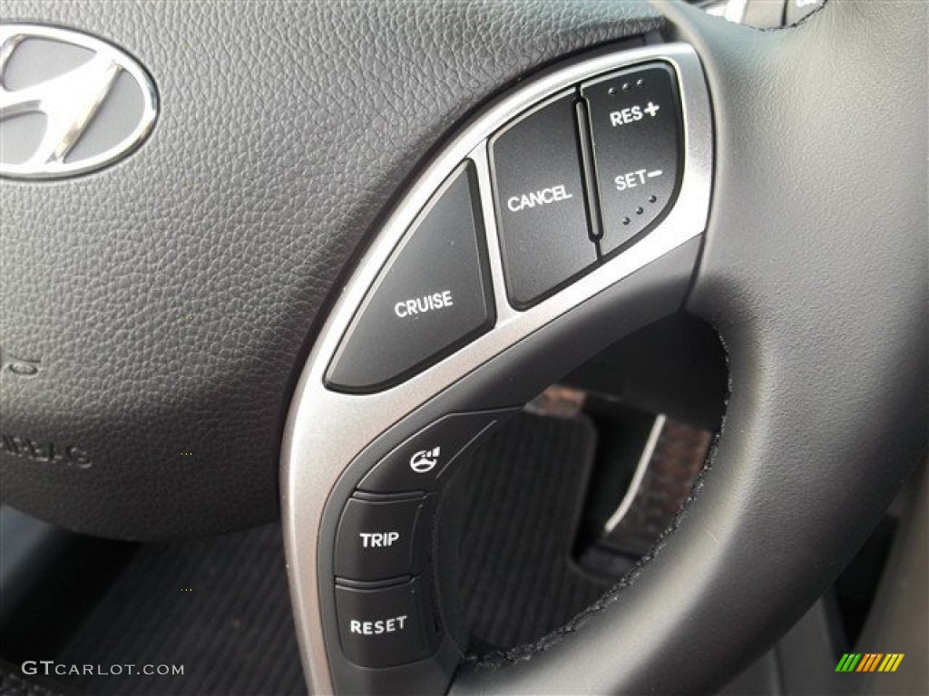 2013 Elantra GT - Atlantic Blue / Black photo #19