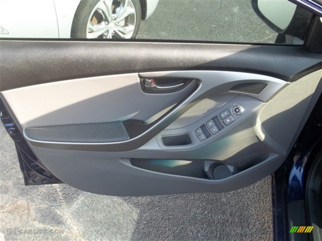 2013 Elantra Limited - Indigo Night / Gray photo #10