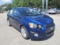 2013 Blue Topaz Metallic Chevrolet Sonic LT Sedan  photo #9