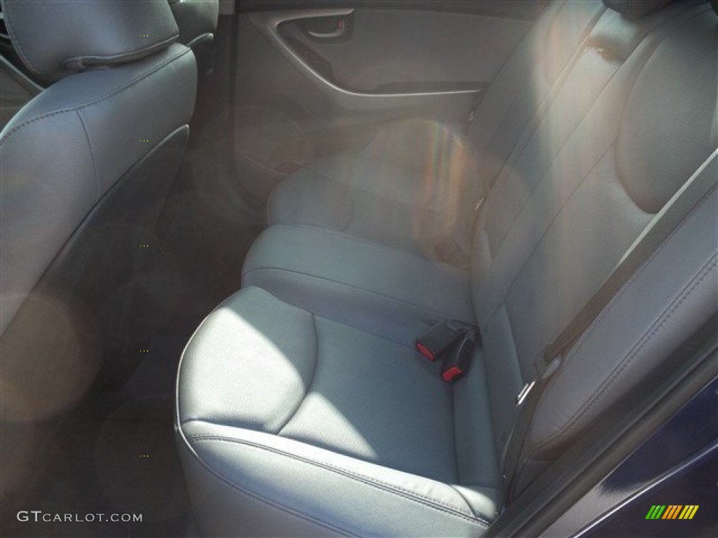 2013 Elantra Limited - Indigo Night / Gray photo #16