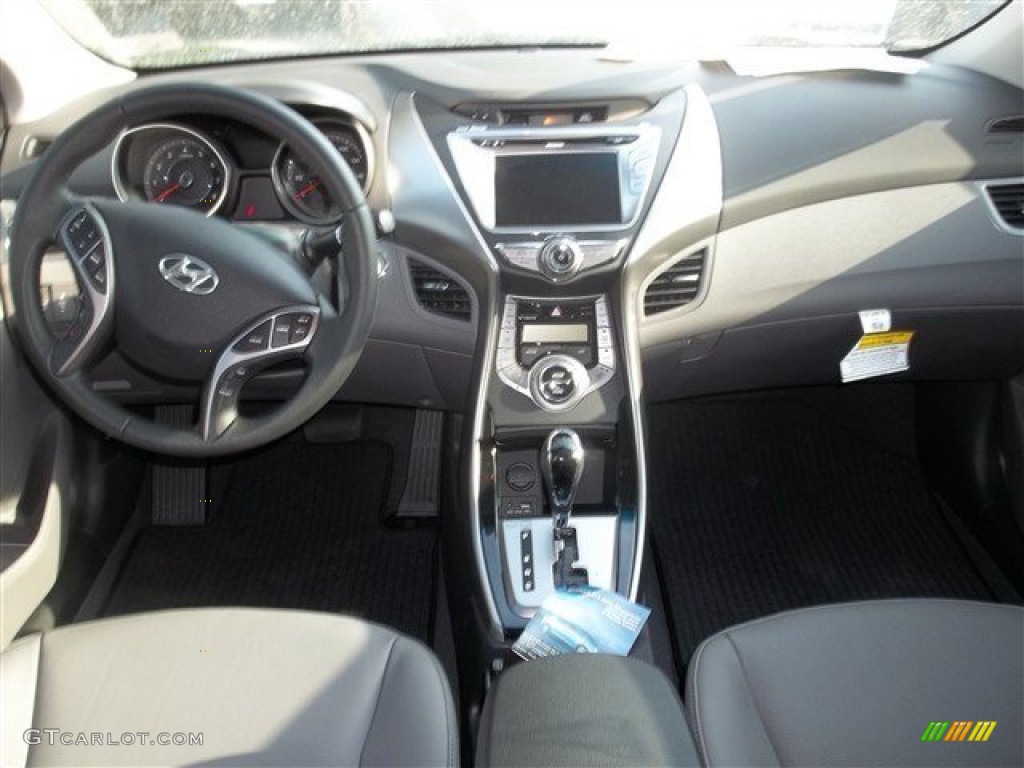 2013 Elantra Limited - Indigo Night / Gray photo #17