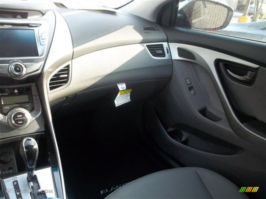 2013 Elantra Limited - Indigo Night / Gray photo #18