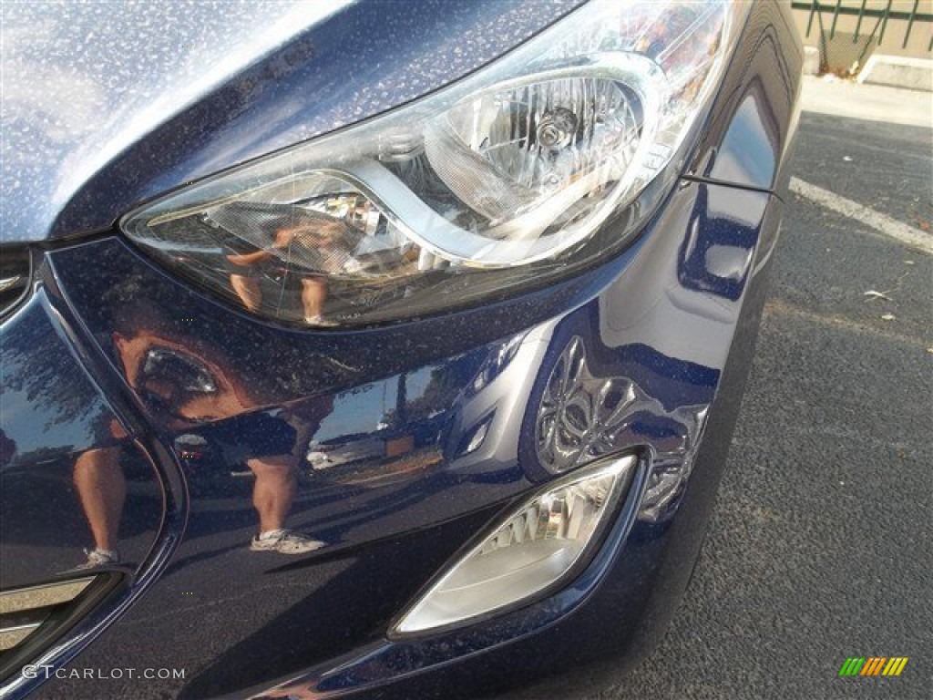 2013 Elantra Limited - Indigo Night / Gray photo #32