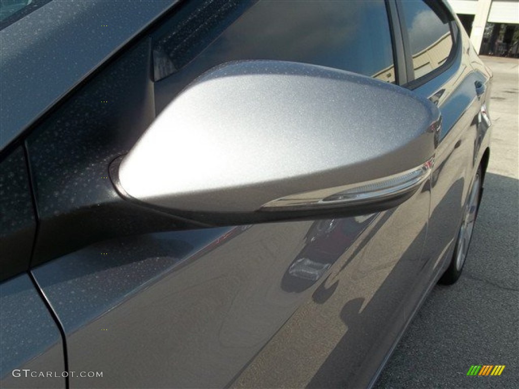 2013 Elantra Limited - Titanium Gray Metallic / Gray photo #3