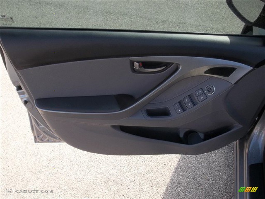 2013 Elantra Limited - Titanium Gray Metallic / Gray photo #15