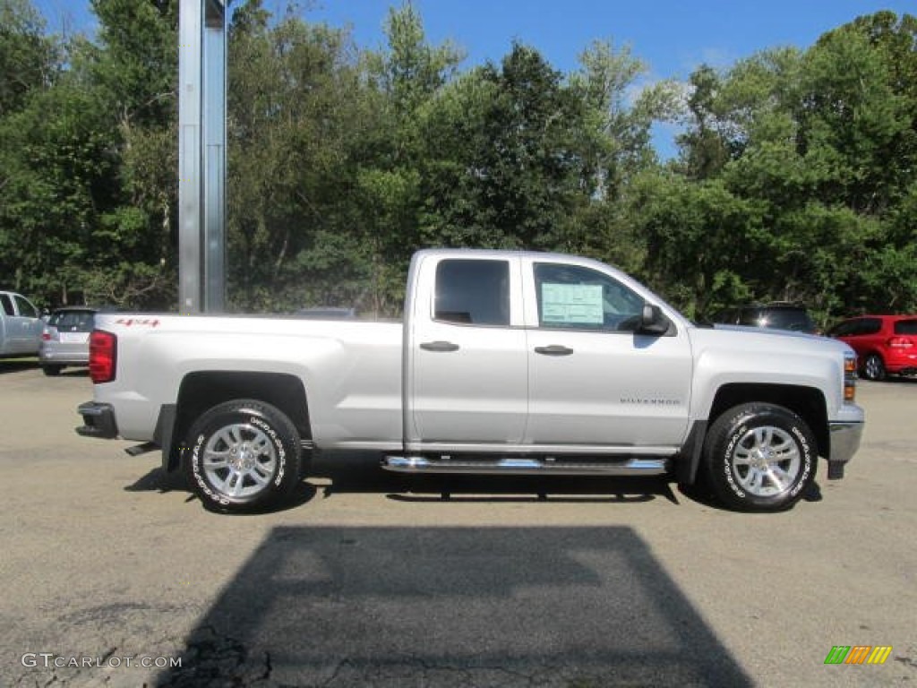 Silver Ice Metallic 2014 Chevrolet Silverado 1500 LT Double Cab 4x4 Exterior Photo #84720265