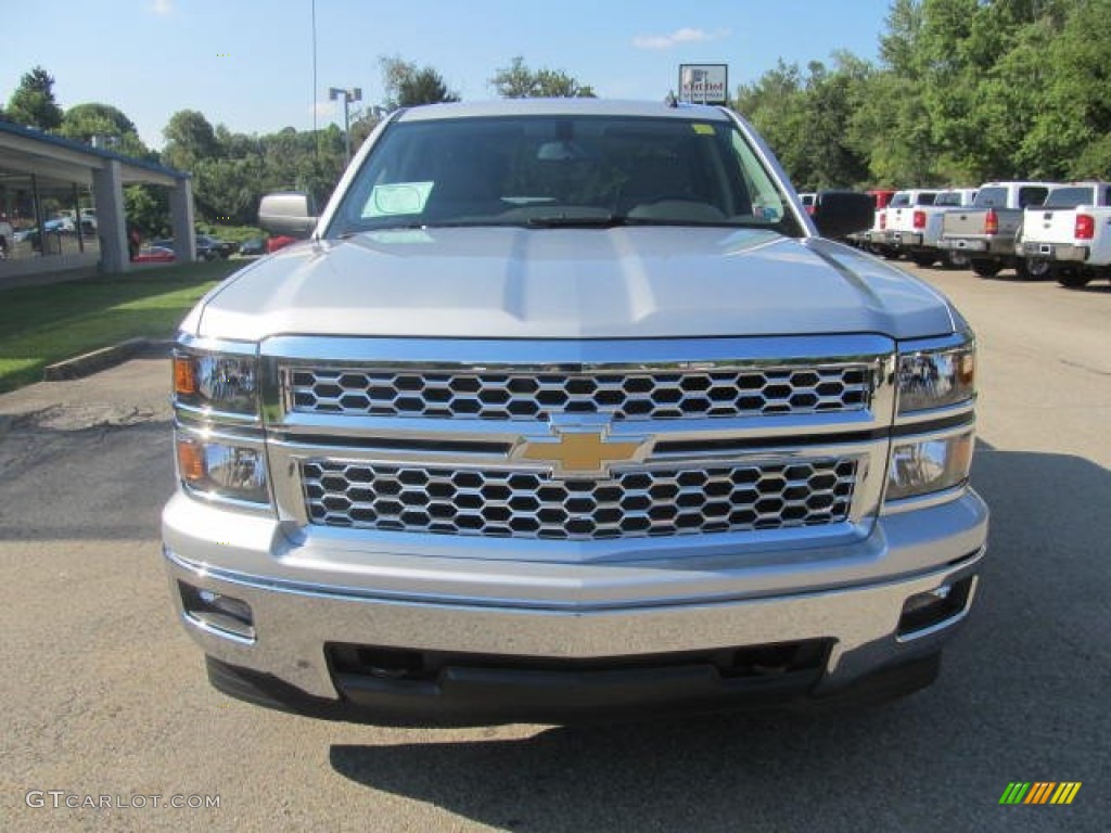 2014 Silverado 1500 LT Double Cab 4x4 - Silver Ice Metallic / Jet Black/Dark Ash photo #11
