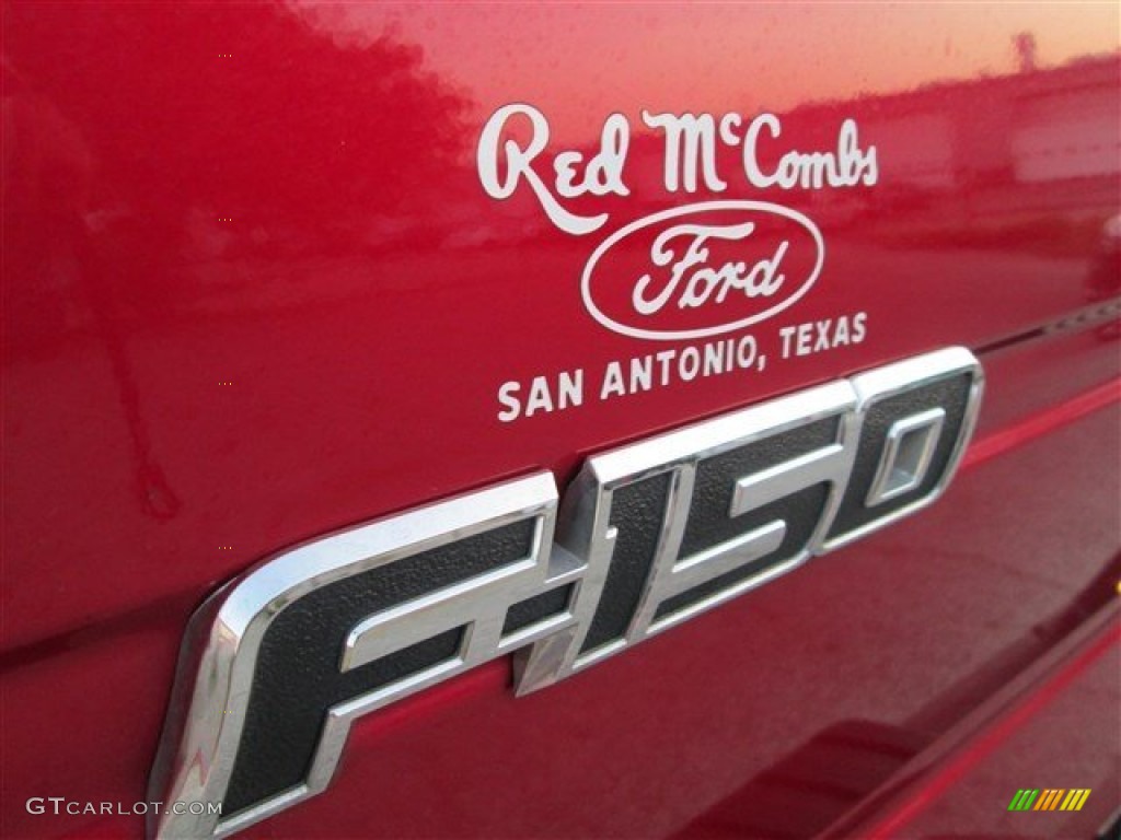 2011 F150 XLT SuperCrew - Red Candy Metallic / Steel Gray photo #6