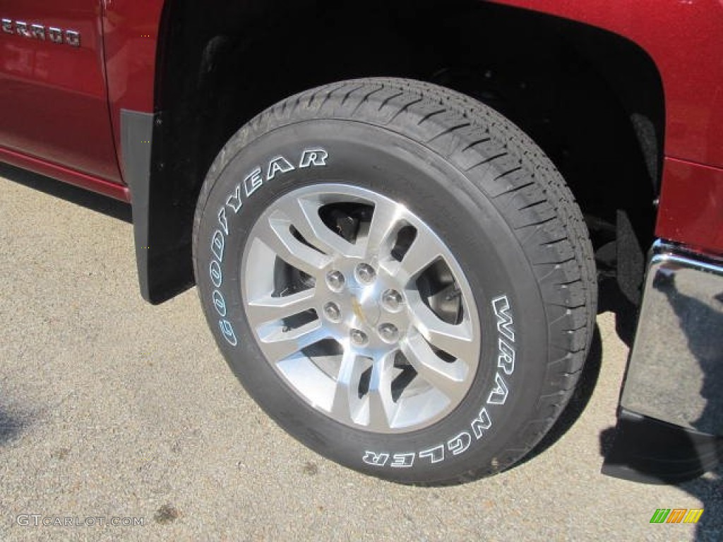 2014 Silverado 1500 LT Crew Cab 4x4 - Deep Ruby Metallic / Jet Black photo #9