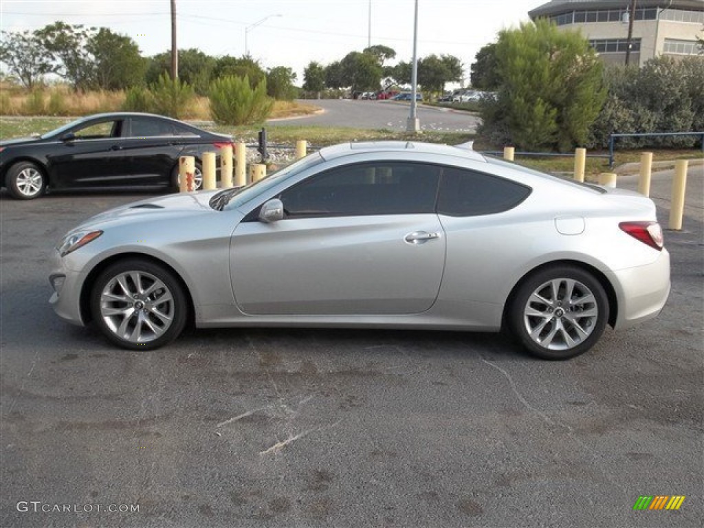 2013 Genesis Coupe 3.8 Grand Touring - Platinum Metallic / Black Leather photo #5