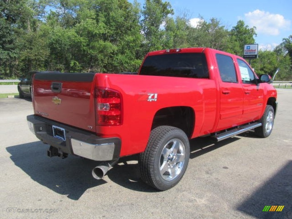 Victory Red 2014 Chevrolet Silverado 2500HD LTZ Crew Cab 4x4 Exterior Photo #84721450