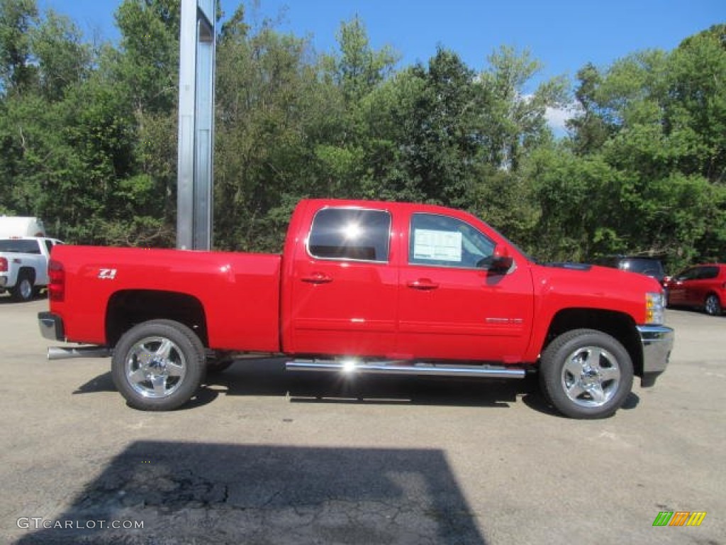 Victory Red 2014 Chevrolet Silverado 2500HD LTZ Crew Cab 4x4 Exterior Photo #84721468