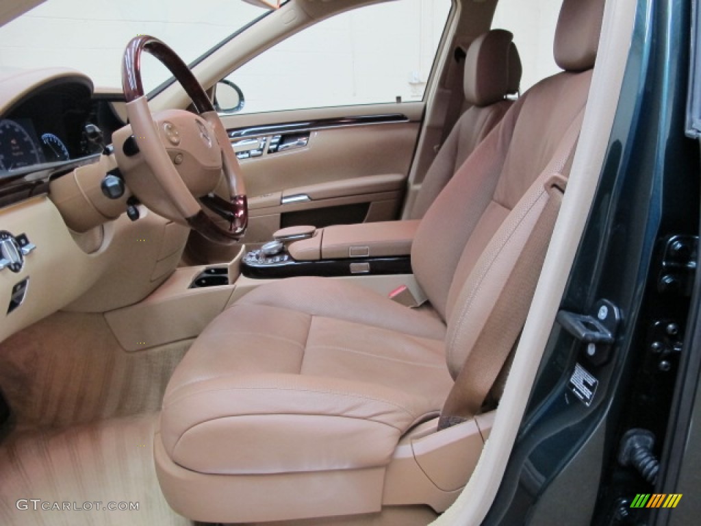 2007 S 550 4Matic Sedan - Jade Green Metallic / Cashmere/Savanna photo #16
