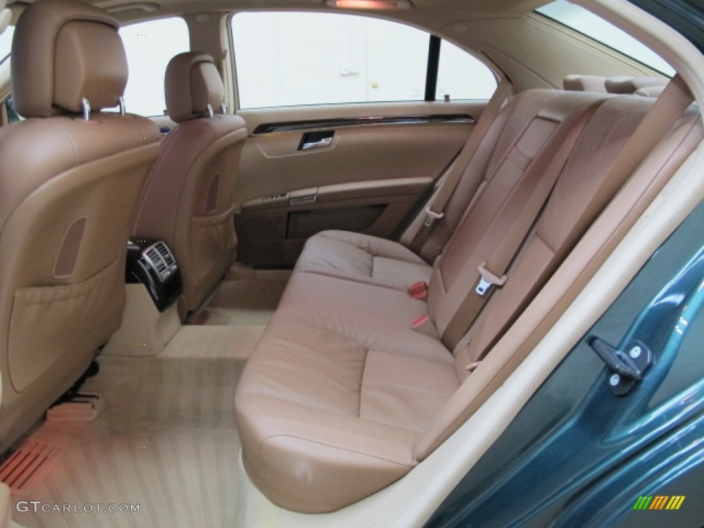 2007 S 550 4Matic Sedan - Jade Green Metallic / Cashmere/Savanna photo #18