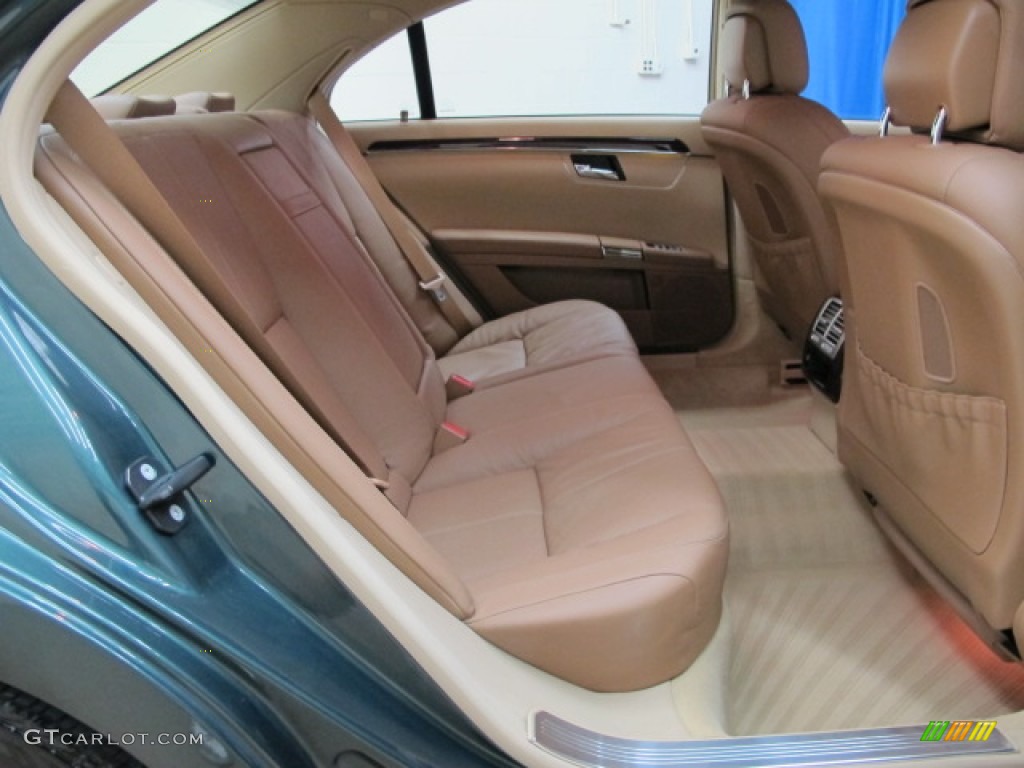 2007 S 550 4Matic Sedan - Jade Green Metallic / Cashmere/Savanna photo #20