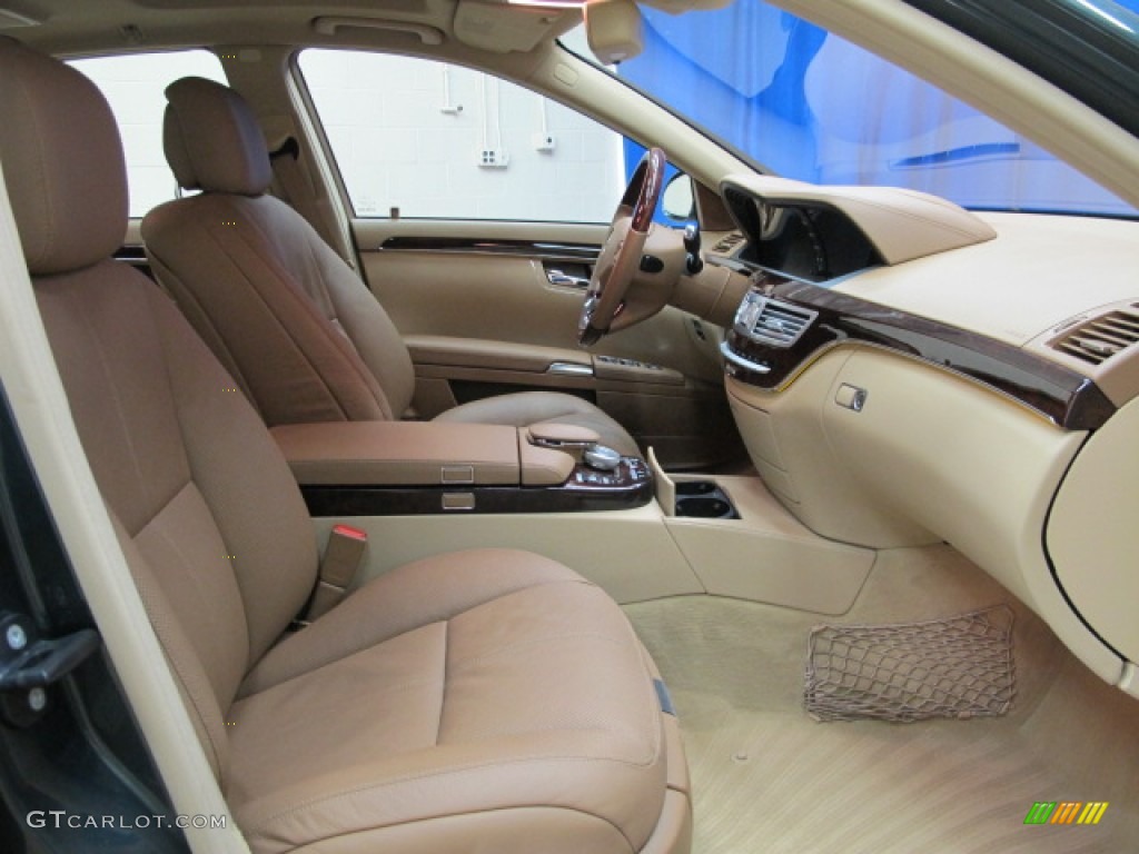 2007 S 550 4Matic Sedan - Jade Green Metallic / Cashmere/Savanna photo #22