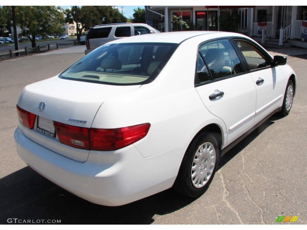2005 Accord DX Sedan - Taffeta White / Ivory photo #6