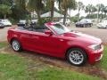 2011 Crimson Red BMW 1 Series 128i Convertible  photo #2