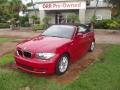 2011 Crimson Red BMW 1 Series 128i Convertible  photo #3