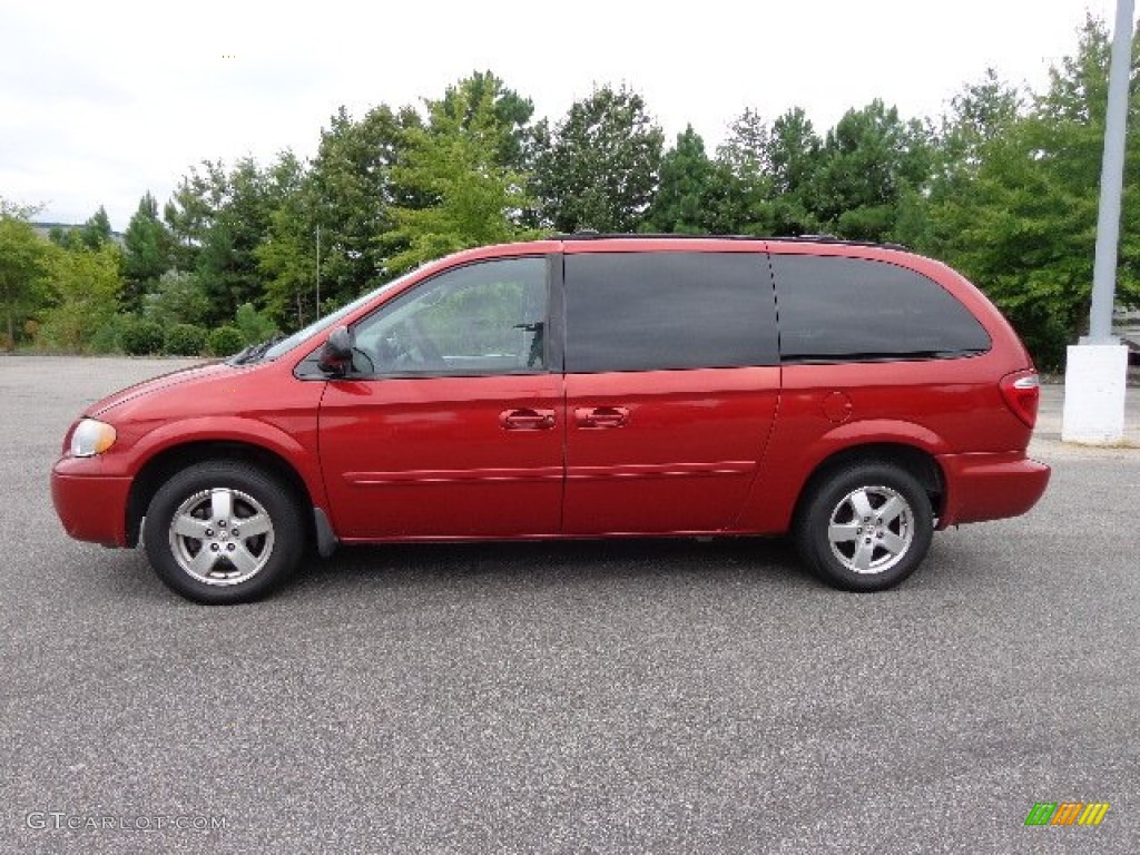 Inferno Red Crystal Pearl 2005 Dodge Grand Caravan SXT Exterior Photo #84722917