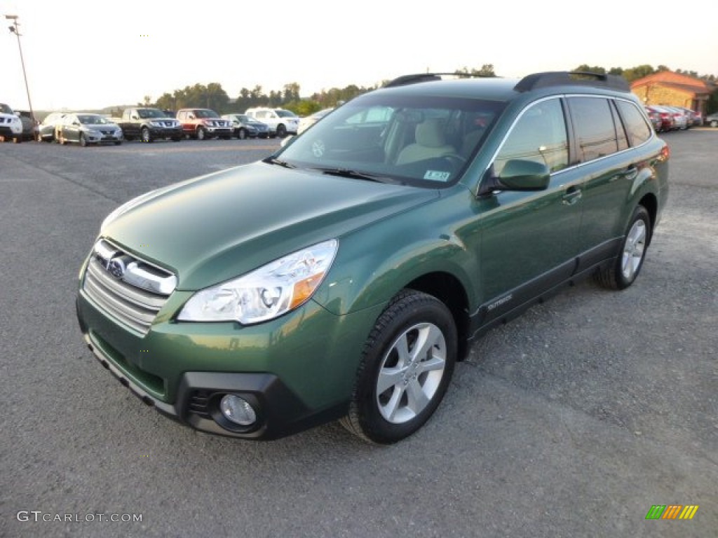 Cypress Green Pearl 2014 Subaru Outback 2.5i Premium Exterior Photo #84723505