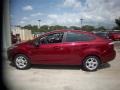 2014 Ruby Red Ford Fiesta SE Sedan  photo #2