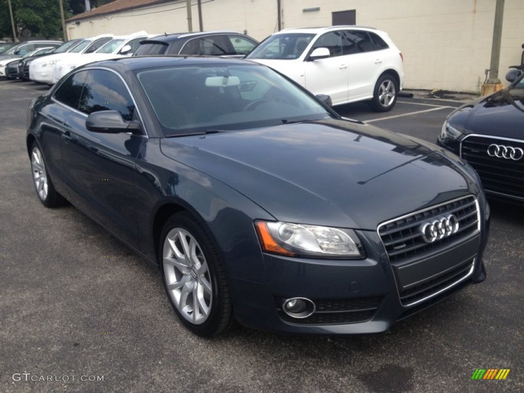 Meteor Gray Pearl Effect 2010 Audi A5 2.0T quattro Coupe Exterior Photo #84724831
