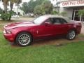 2012 Red Candy Metallic Ford Mustang V6 Premium Convertible  photo #2