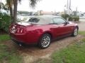 2012 Red Candy Metallic Ford Mustang V6 Premium Convertible  photo #11