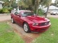 2012 Red Candy Metallic Ford Mustang V6 Premium Convertible  photo #12