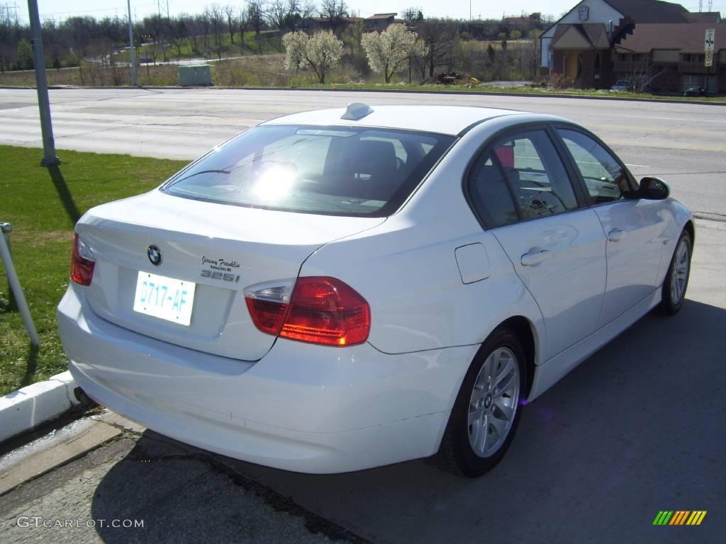 2006 3 Series 325i Sedan - Alpine White / Terra/Black Dakota Leather photo #5
