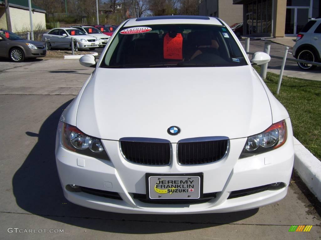 2006 3 Series 325i Sedan - Alpine White / Terra/Black Dakota Leather photo #8