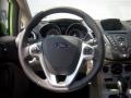 Medium Light Stone 2014 Ford Fiesta SE Hatchback Steering Wheel