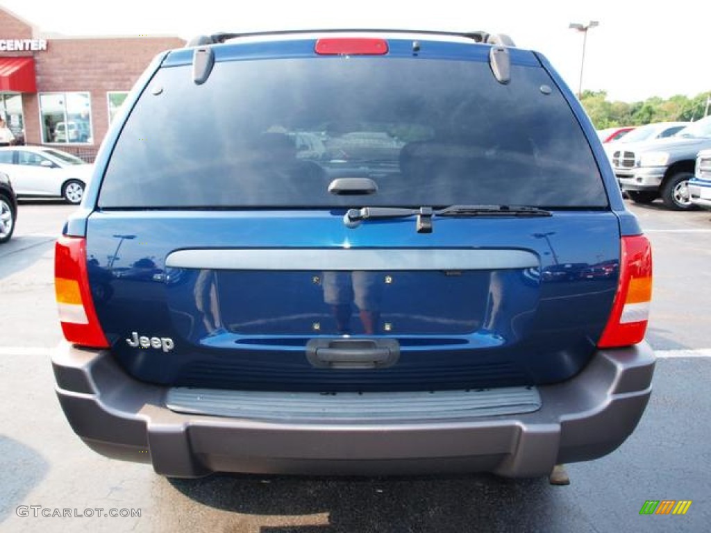 2001 Grand Cherokee Laredo 4x4 - Patriot Blue Pearl / Taupe photo #5
