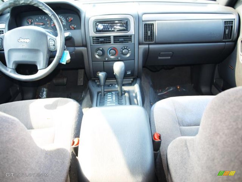 2001 Grand Cherokee Laredo 4x4 - Patriot Blue Pearl / Taupe photo #10