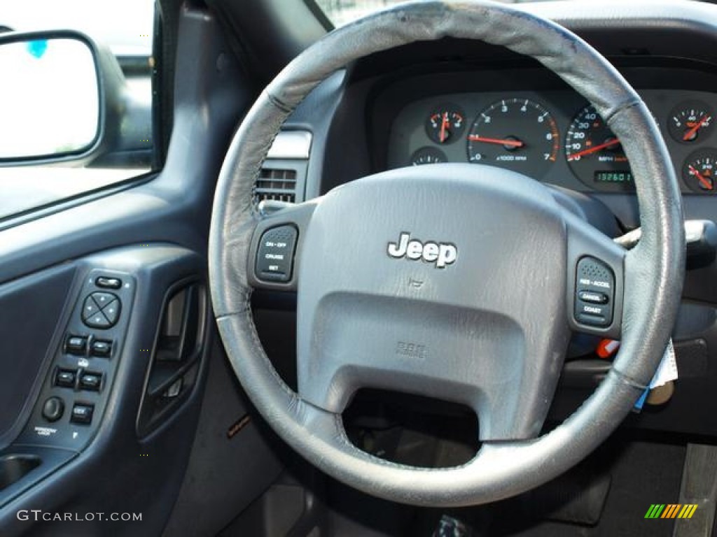2001 Grand Cherokee Laredo 4x4 - Patriot Blue Pearl / Taupe photo #11