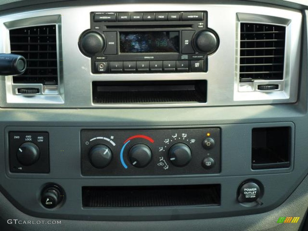 2007 Dodge Ram 2500 Big Horn Edition Quad Cab 4x4 Controls Photo #84727132