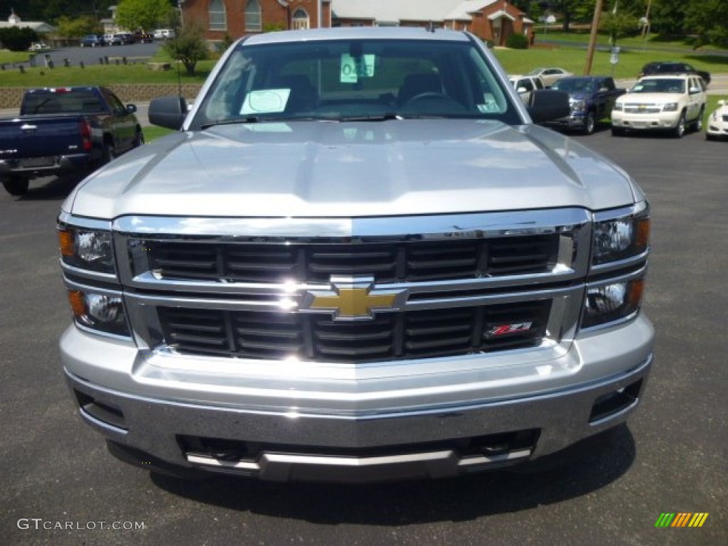 2014 Silverado 1500 LTZ Z71 Double Cab 4x4 - Silver Ice Metallic / Jet Black photo #2