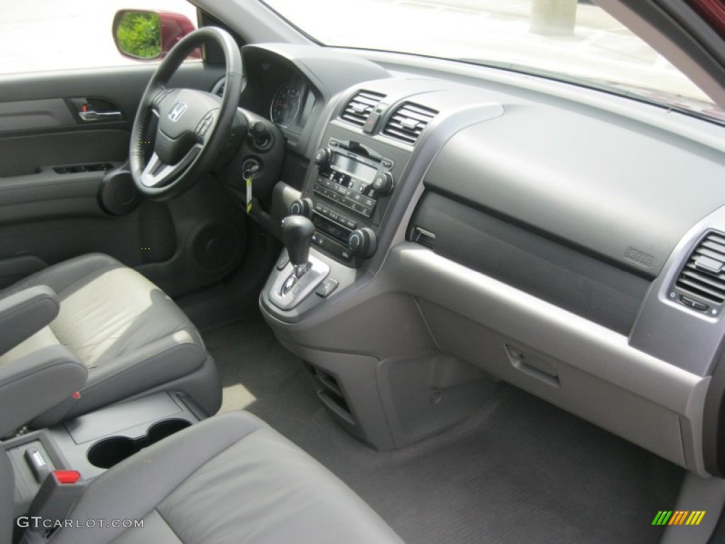 2009 CR-V EX-L 4WD - Tango Red Pearl / Gray photo #32