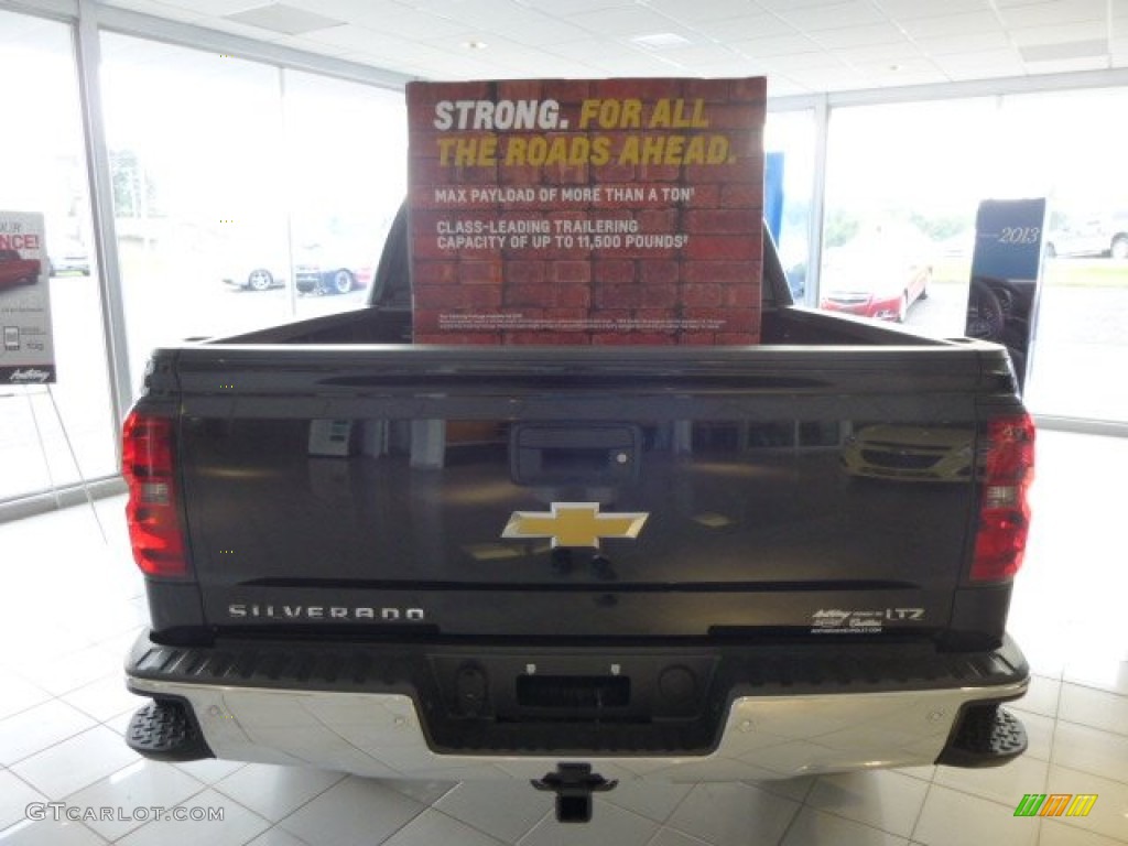 2014 Silverado 1500 LTZ Z71 Crew Cab 4x4 - Black / Jet Black/Dark Ash photo #5