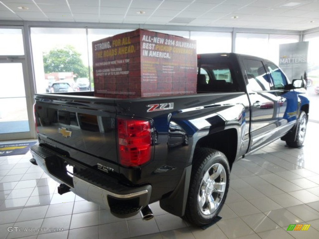 2014 Silverado 1500 LTZ Z71 Crew Cab 4x4 - Black / Jet Black/Dark Ash photo #6
