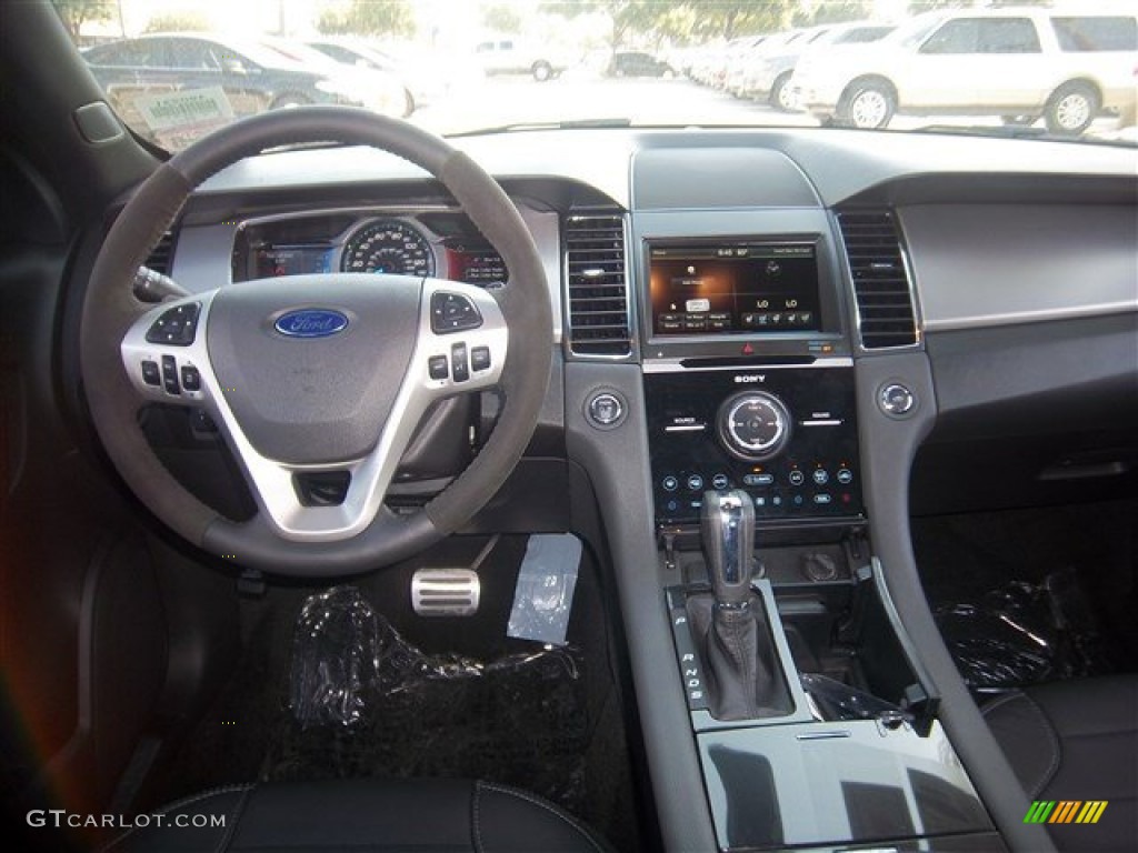 2014 Ford Taurus SHO AWD Charcoal Black Dashboard Photo #84729120