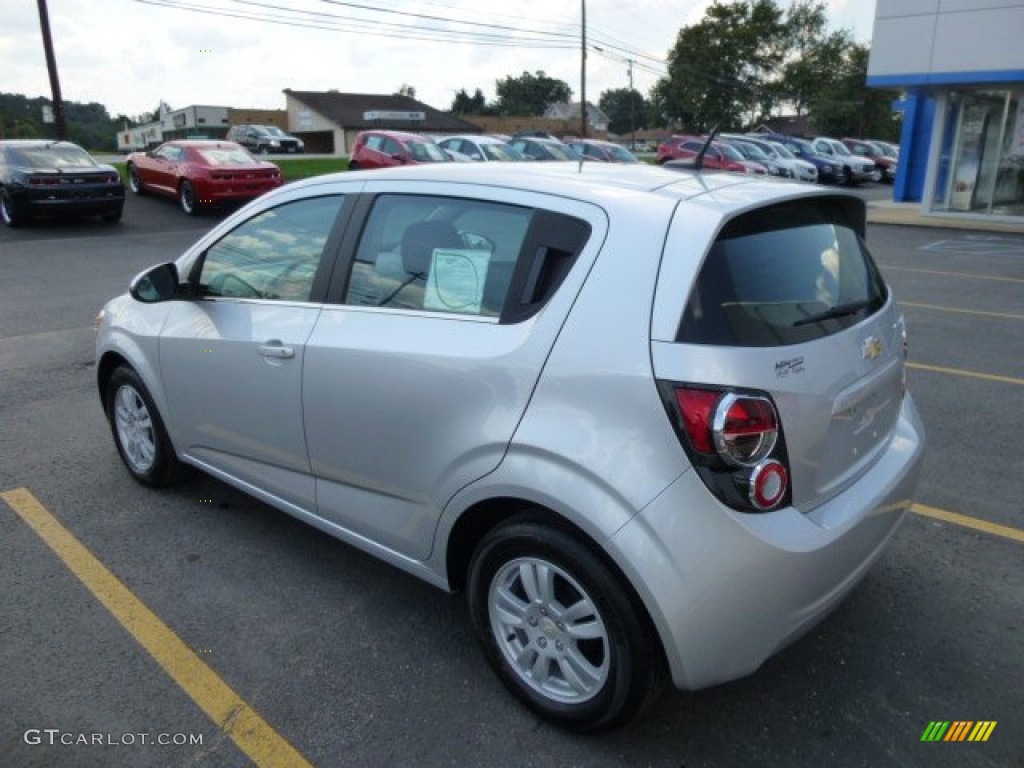 Silver Ice Metallic 2013 Chevrolet Sonic LT Hatch Exterior Photo #84729280