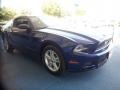 2014 Deep Impact Blue Ford Mustang V6 Coupe  photo #5