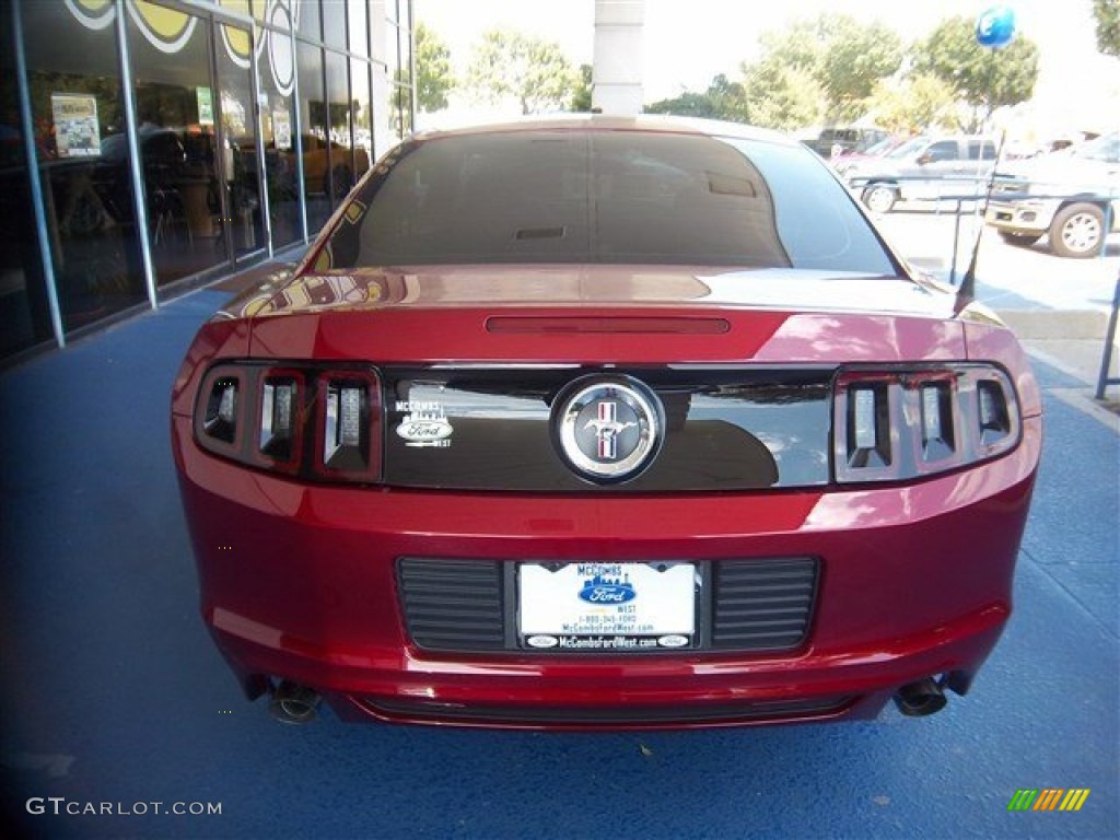 2014 Mustang V6 Coupe - Ruby Red / Charcoal Black photo #3