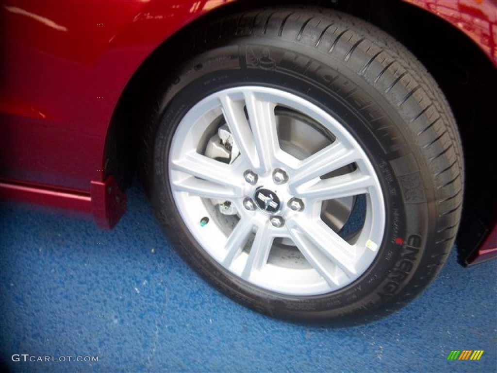2014 Mustang V6 Coupe - Ruby Red / Charcoal Black photo #5