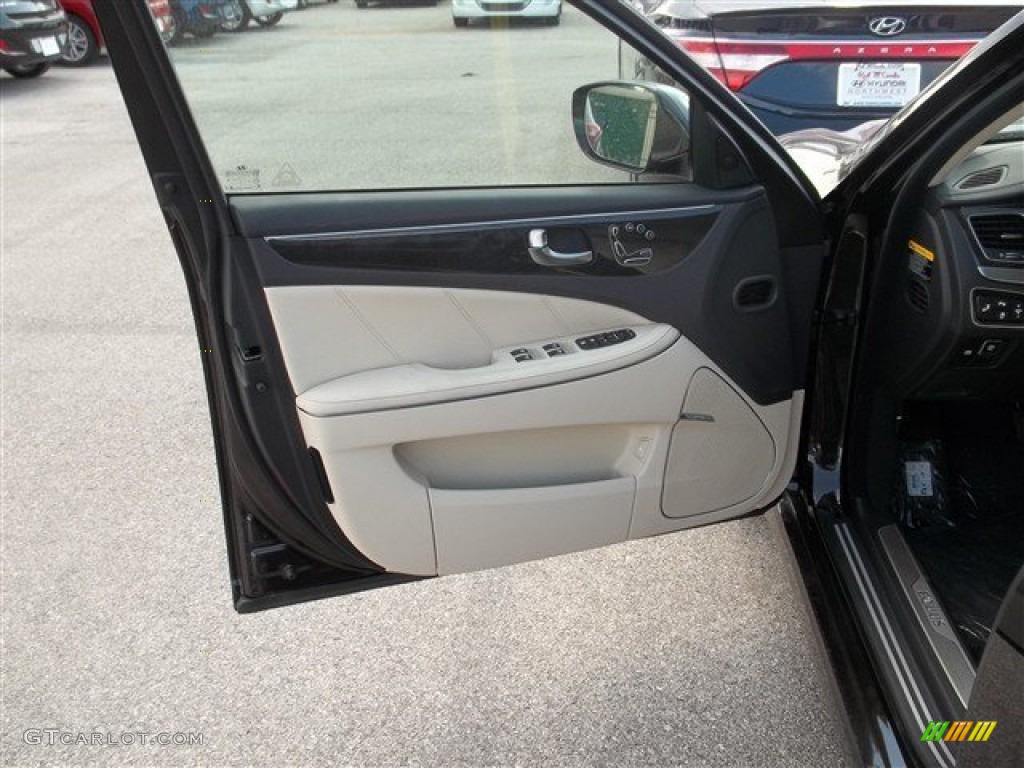 2014 Hyundai Equus Ultimate Ivory Door Panel Photo #84730855