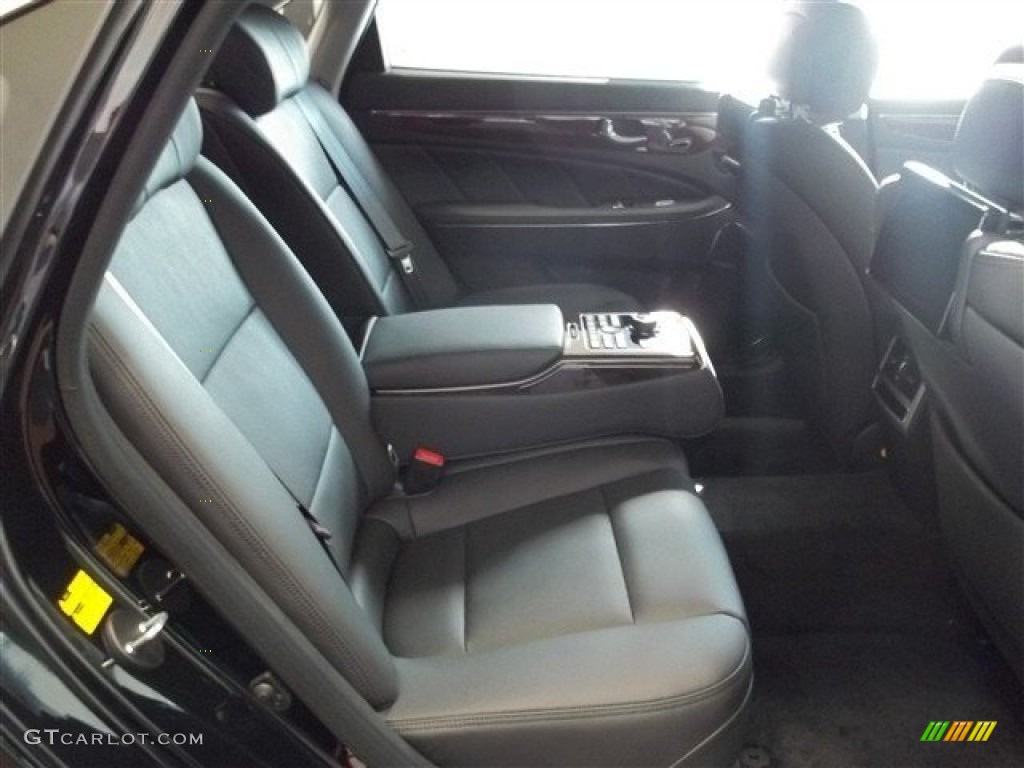 Jet Black Interior 2014 Hyundai Equus Ultimate Photo #84731224