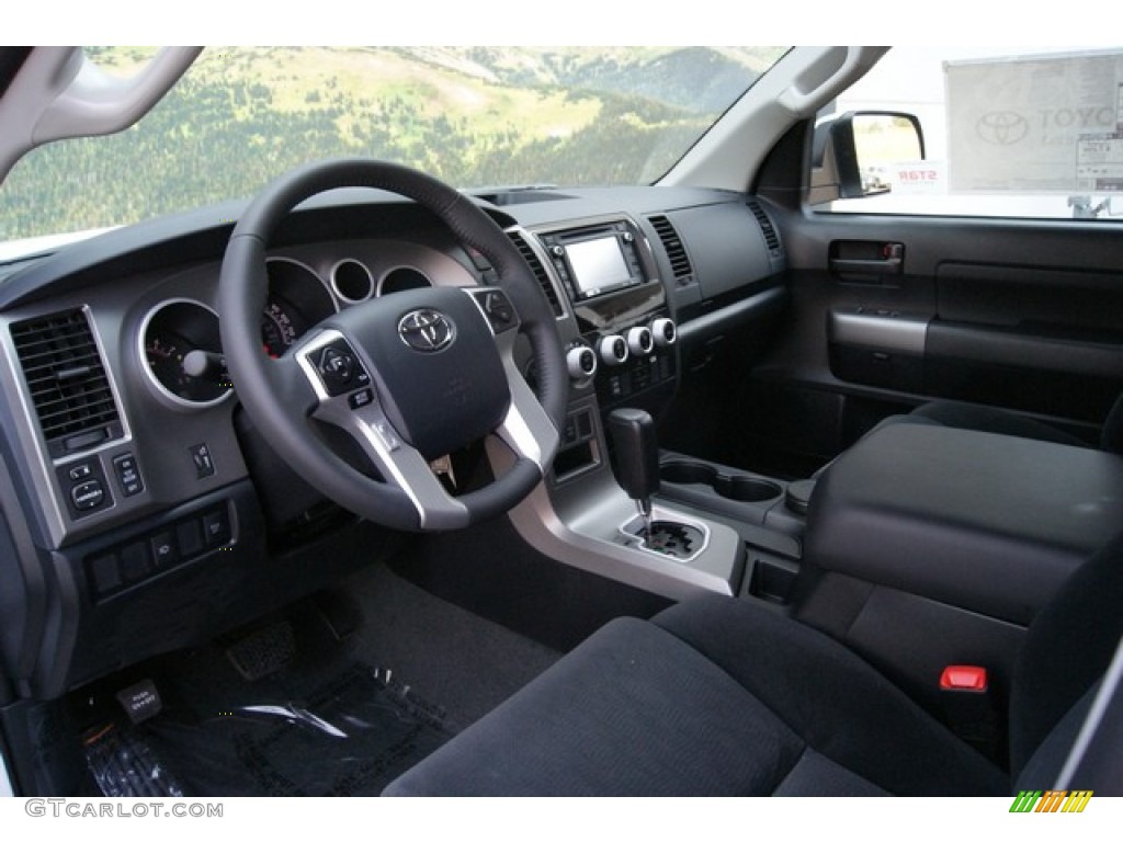 Black Interior 2014 Toyota Sequoia SR5 4x4 Photo #84732013